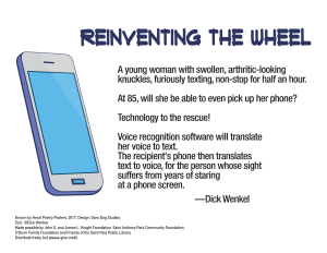 "Reinventing the Wheel" by Dick Wenkel.