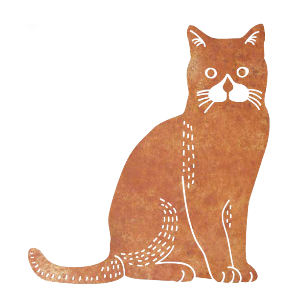 Art of an orange cat.