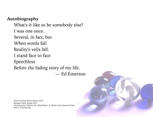 "Autobiography" by Ed Emerson
